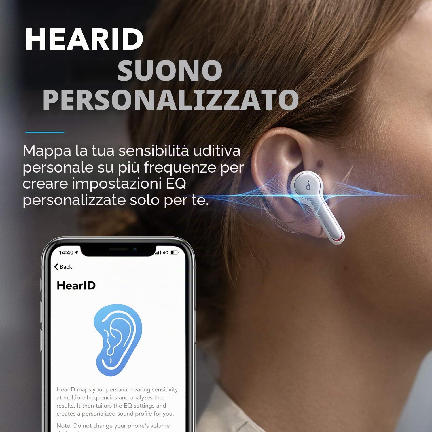 Anker Innovations Soundcore Liberty Air 2 - Auricolari wireless True con driver Diamond-Coated e 4 microfoni con cancellazione del rumore in collegamento montante - Bianco