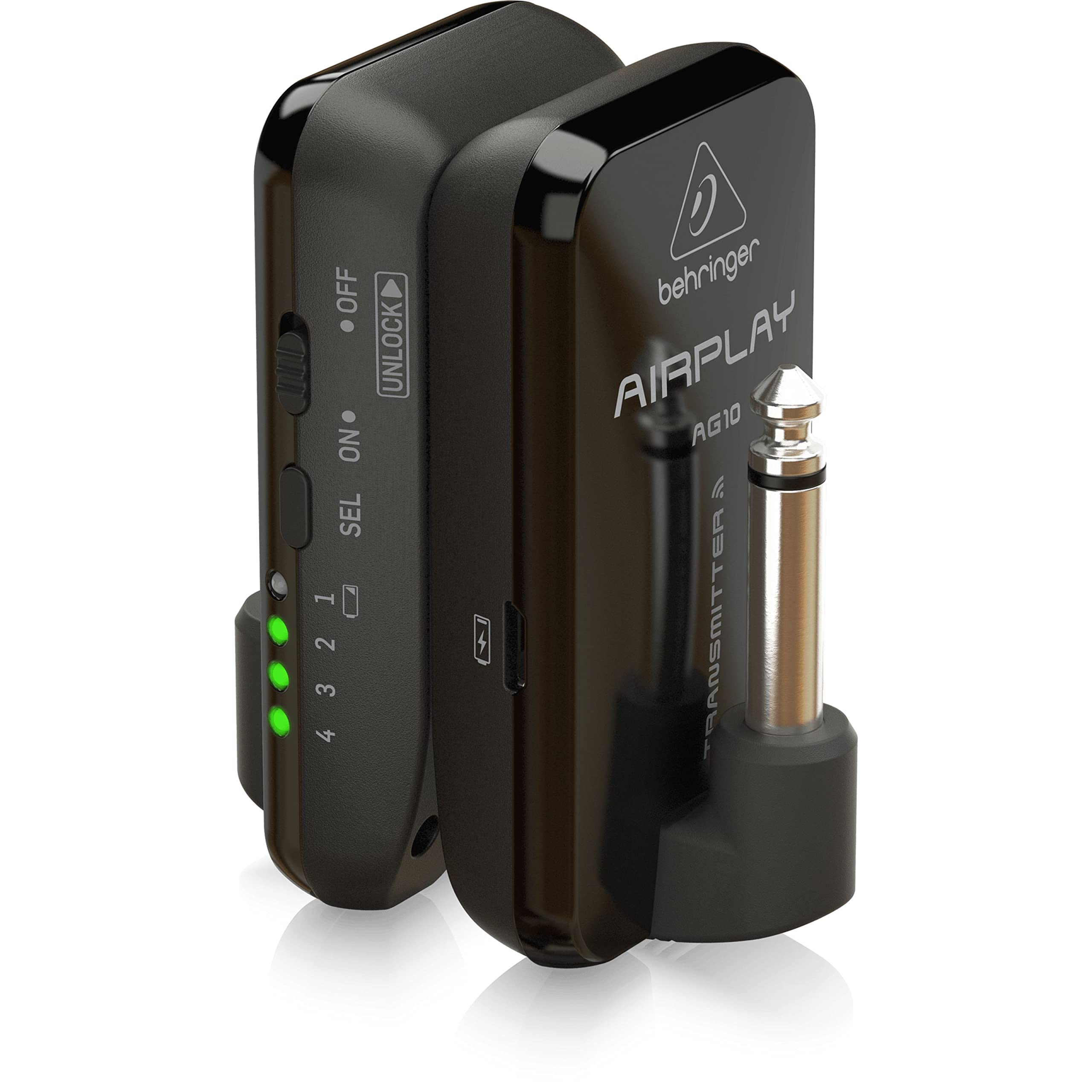 Behringer BE AIRPLAY GUITAR ULG10 High Performance 2.4 Ghz Guitar Wireless System with Low Latency and Rechargeable Battery
