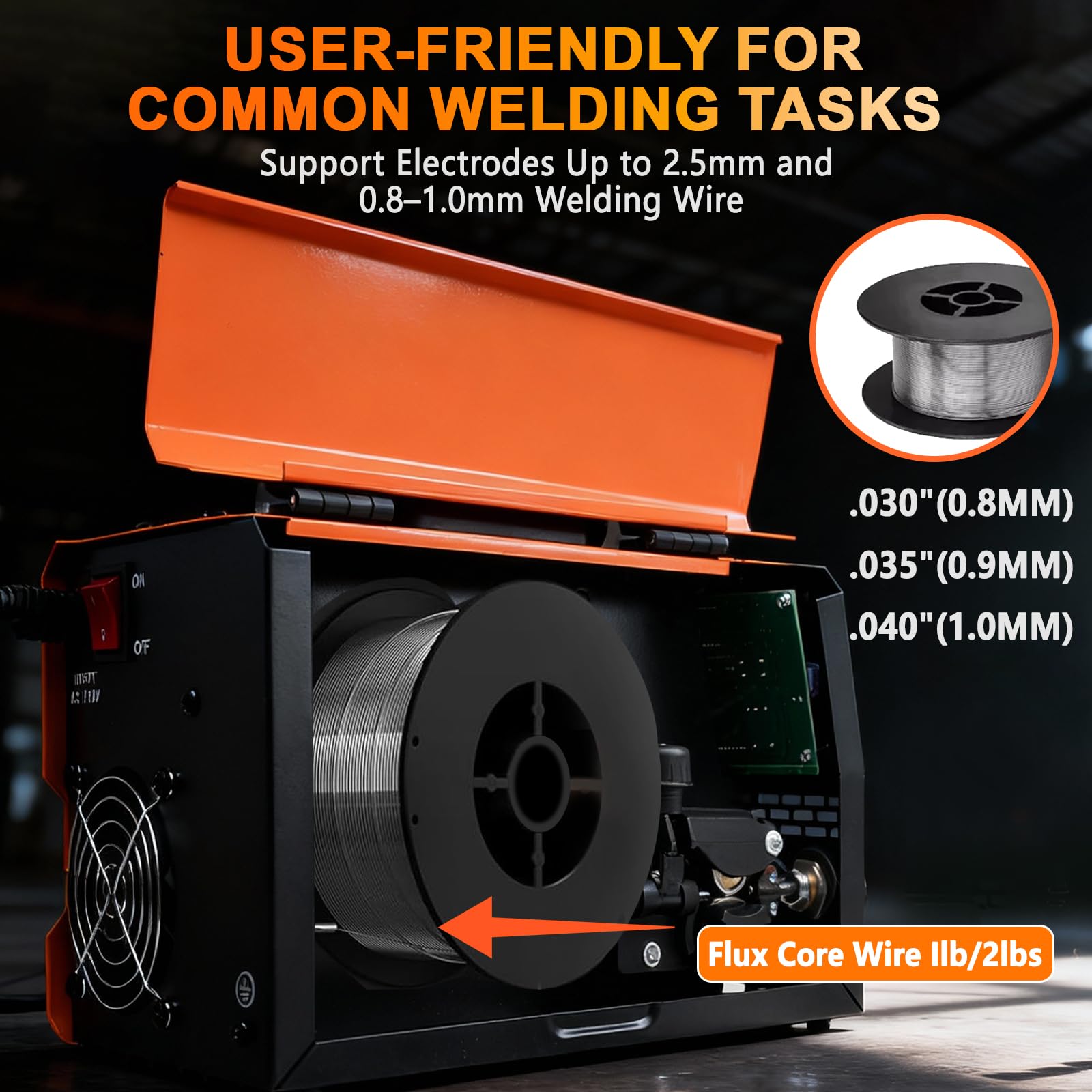 TORQBEAST 145A 3-in-1 MIG Stick Welder -7