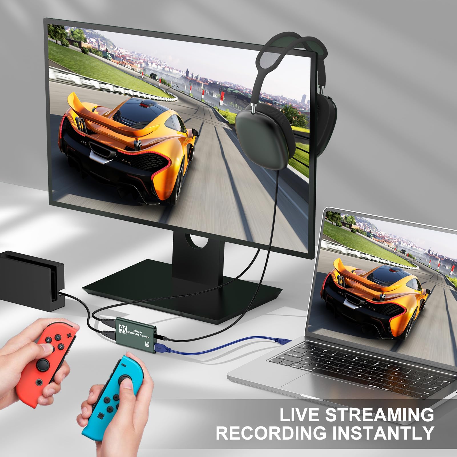 Nintendo Switch Laptop Capture Card For Streaming HDMI To USB/USB