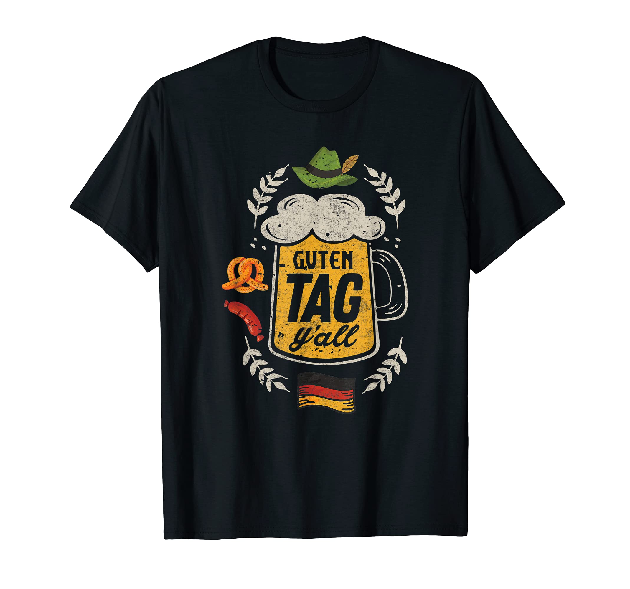 Guten Tag Y'all German Shirt Oktoberfest Beer Tees Men Women T-Shirt