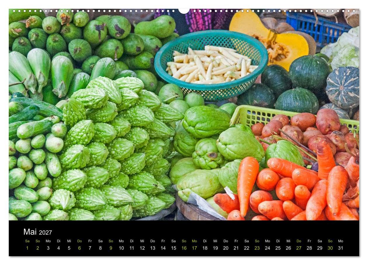 CALVENDO - Das Mekong-Delta (Wandkalender 2027 DIN A2 quer), Monatskalender: Eine Fotoreise durch das faszinierende Mekong-Delta. Ein Kalender mit Feiertagen für Österreich.