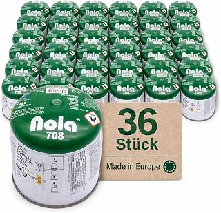 NOLA Cartucho de gas butano de 190 g, para hornillos de camping, quemadores de gas, lámpara de camping, cartucho de gas butano, gas de camping, cartucho de gas de camping (708, cartucho de gas de gas