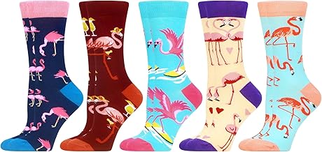 WeciBor Women's Colorful Funny Fancy Cute Novelty Patterned Cotton Sock Packs