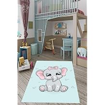 Ontheclouds Fil Desen Bebek Odas  Hal s  Dijital Bask  Y kanabilir Kayd rmaz Y kanabilir  ocuk Odas  Fiili Hal , 100 x 600