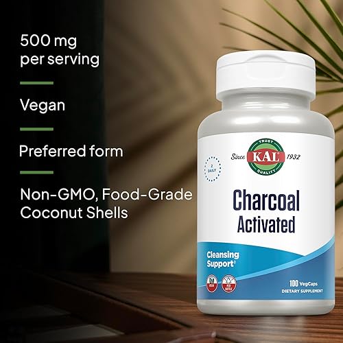 Miniatura 4 de KAL Carbón, cáscara de coco activado 280 mg | 100 unidades