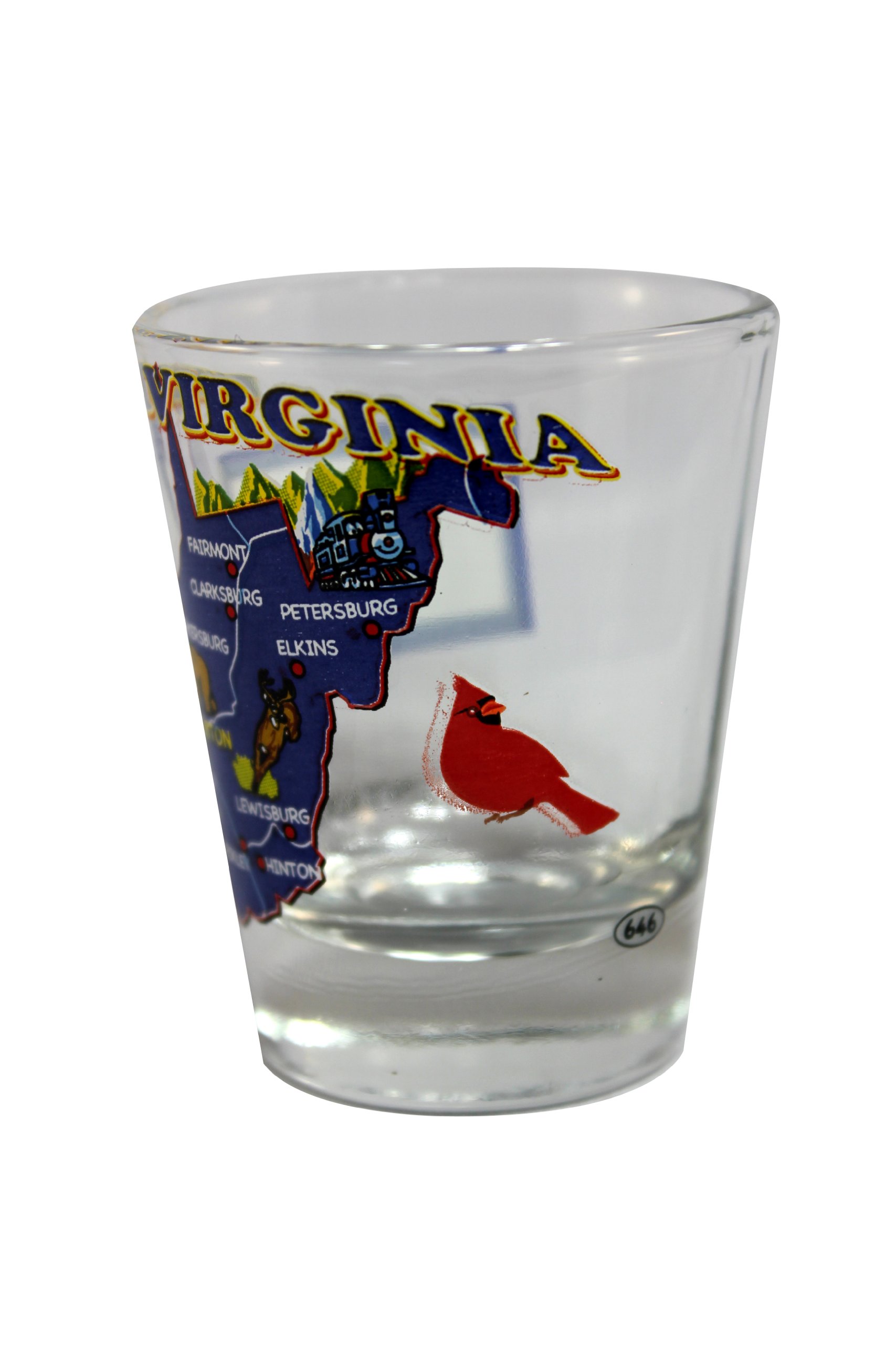 Souvenir Shot Glass - West Virginia