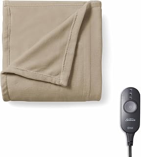 Royal Luxe Dove Grey Heated Personal Throw Blanket Cozy-Warm Adjustable Heat Settings