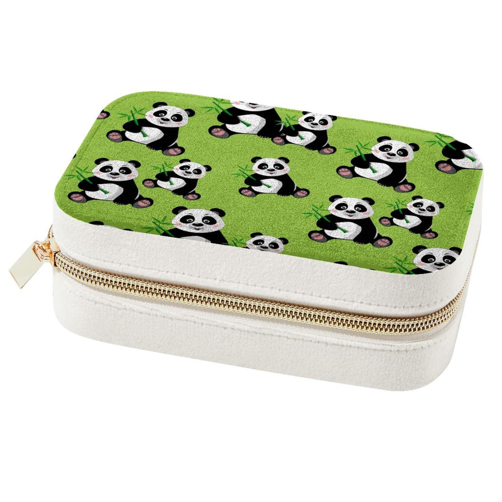 Boîte à bijoux en bambou panda, écrin durable pour vos bagues