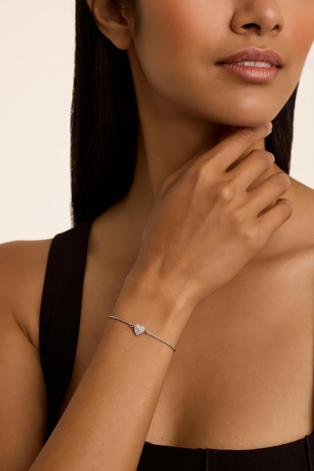 Ted Baker London Adoria Crystal Sweetheart Adjustable Bracelet For Women - Image 3