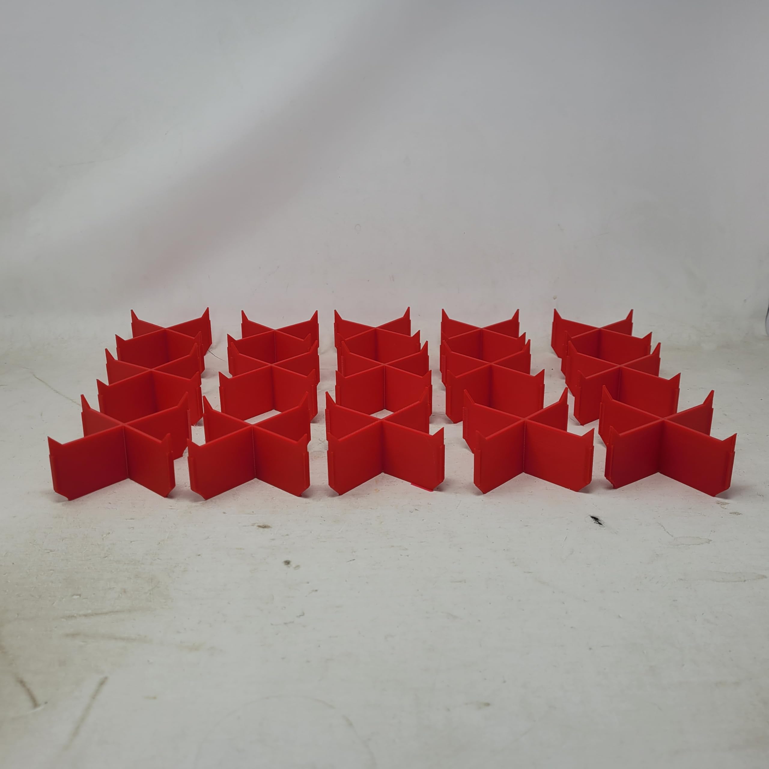 Fits Low Profile Milwaukee Packout Low Profile Storage Tray Red 4 Way Divider 15 Organizers