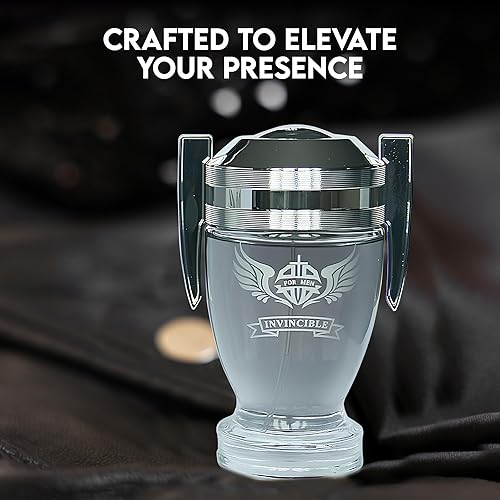 Miniatura 4 de Invincible Aqua & Invincible - Set de regalo de perfume de colonia para hombre, 3.4 onzas líquidas cada uno, fragancia cítrica picante y ambergris