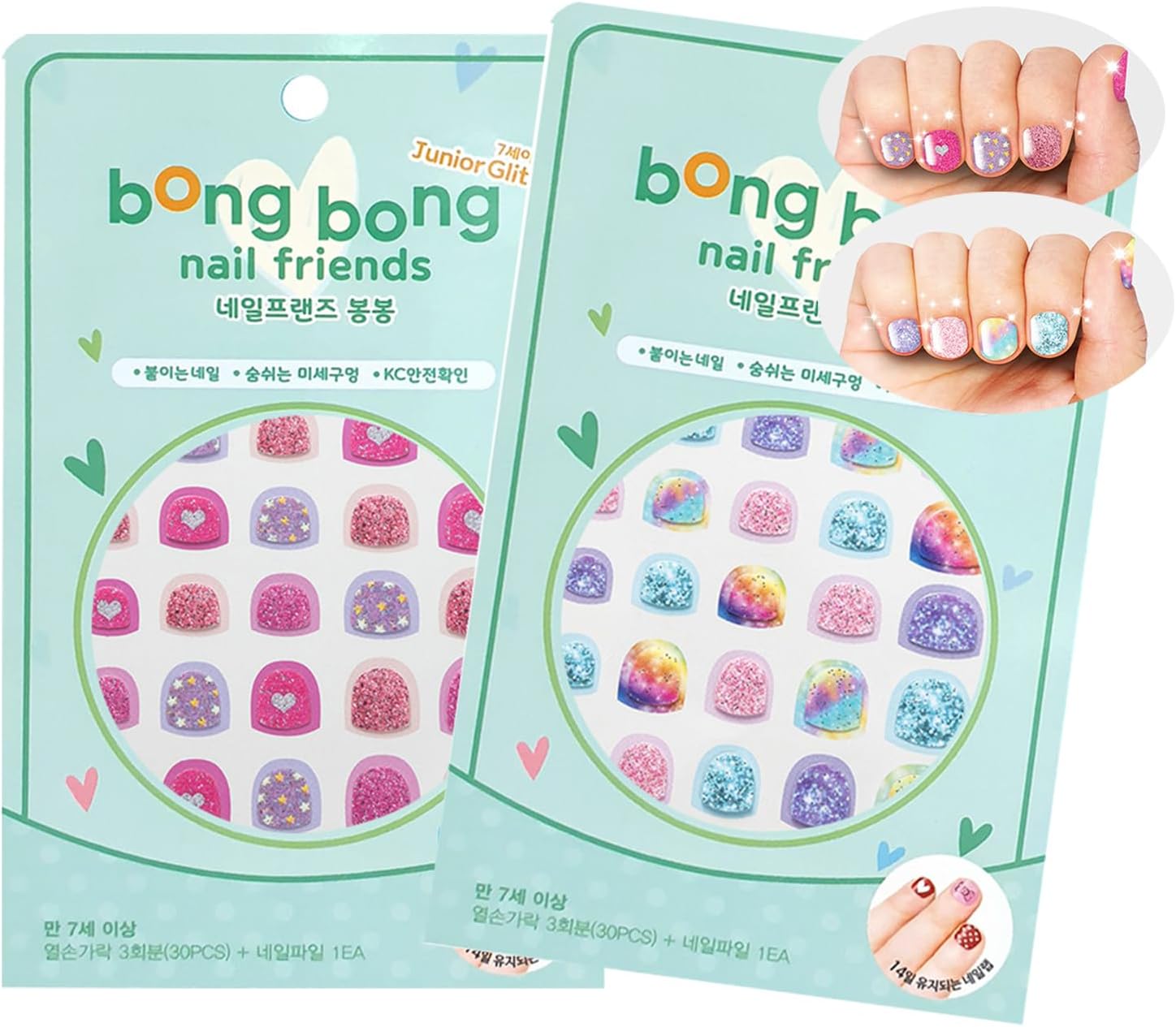 Nail Wraps for Kids, NonToxic Premium Nail Stickers for