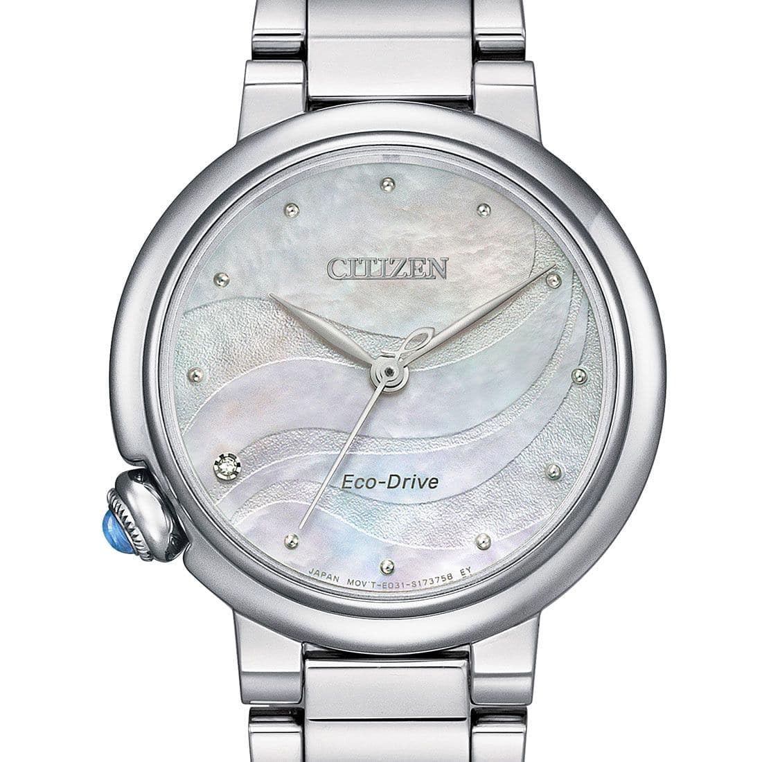 Citizen Damen Analog Eco-Drive Uhr mit Edelstahl Armband