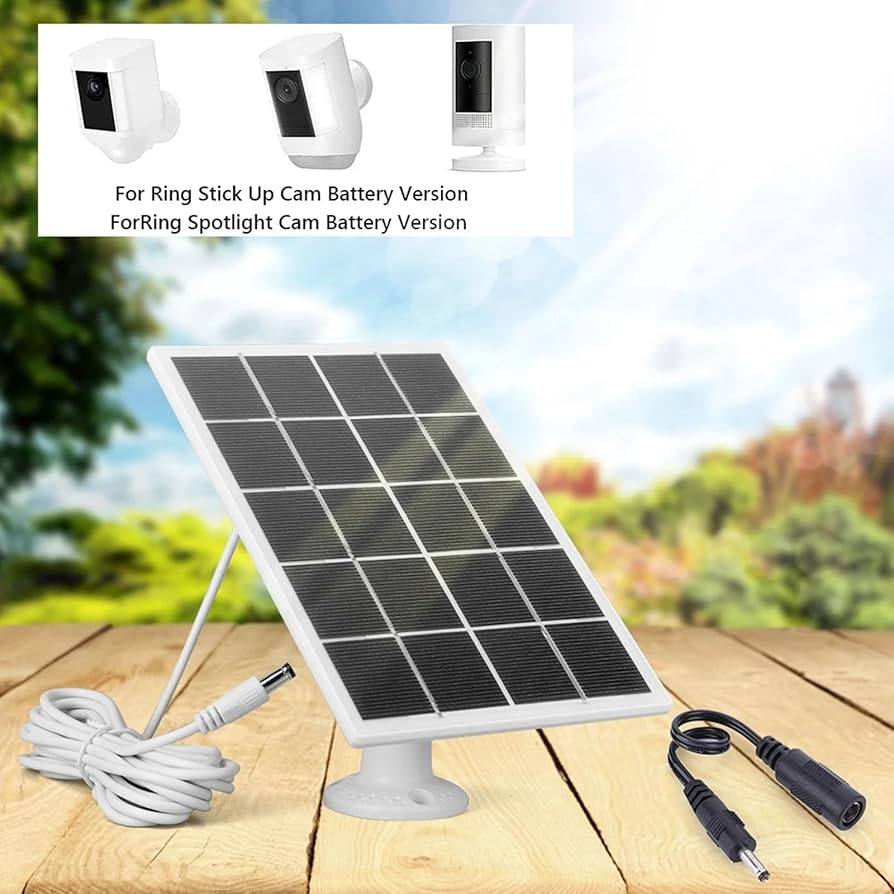 【美品】Ringアマゾン 防犯 カメラ用 ソーラーパネル Amazon | リング用ソーラーパネル カメラ用5.5mm 3.5mmリング