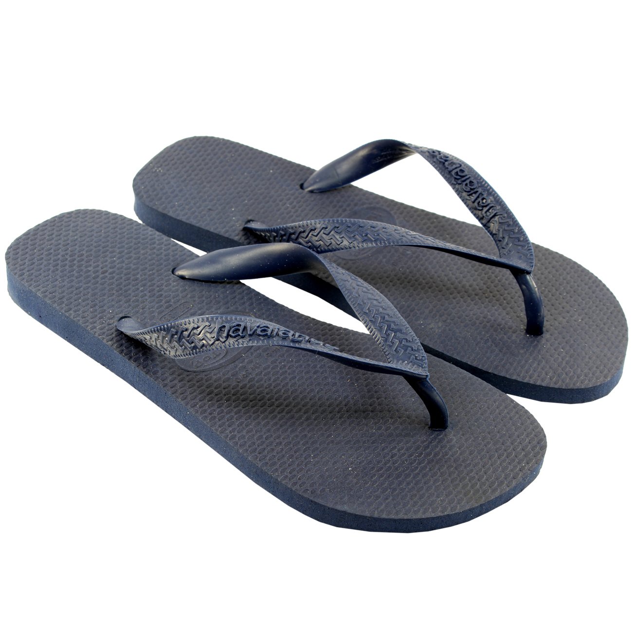 Top Unisex Flip Flops - Navy Blue - 11/12W 9/10M