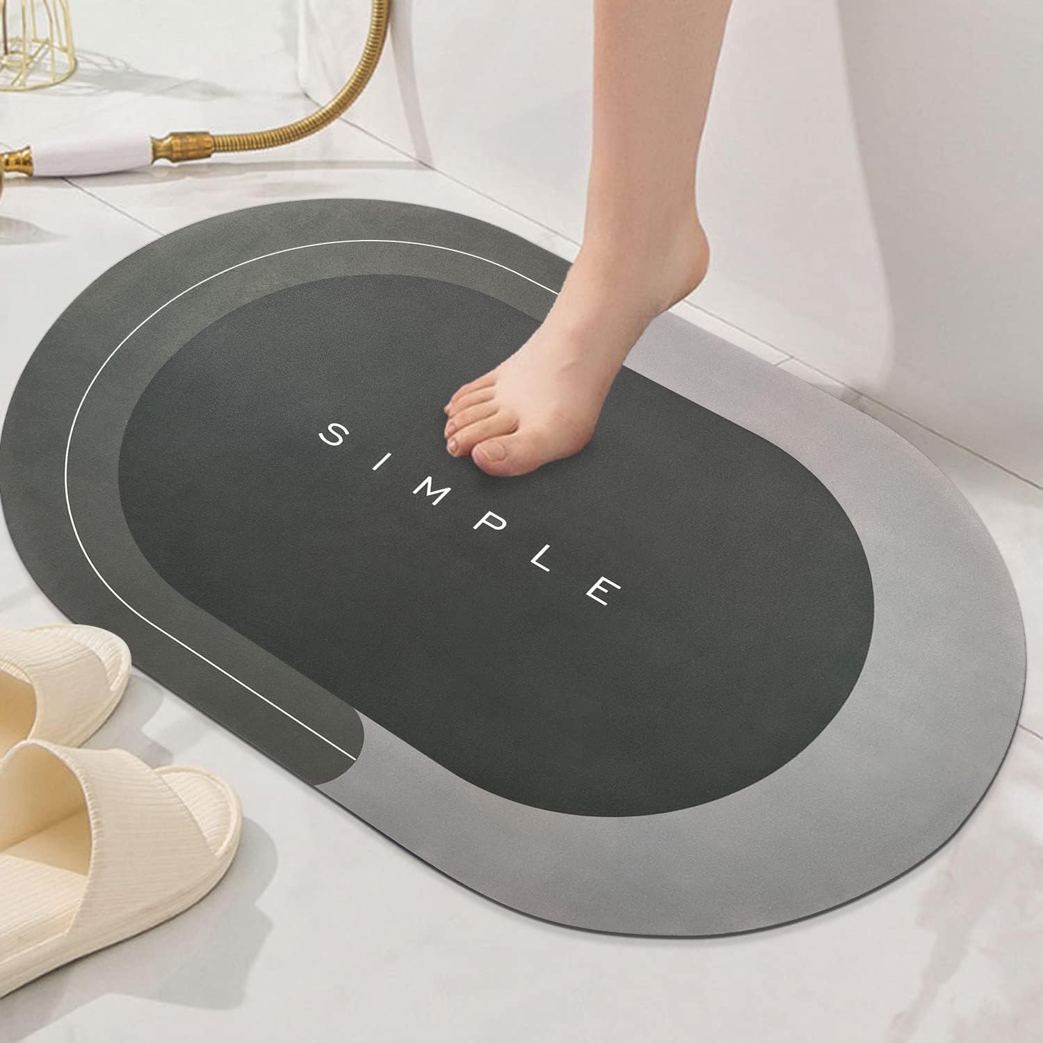 AAZZKANG Bath Rug,Non Slip Ultra Soft Bathroom Mat,Super