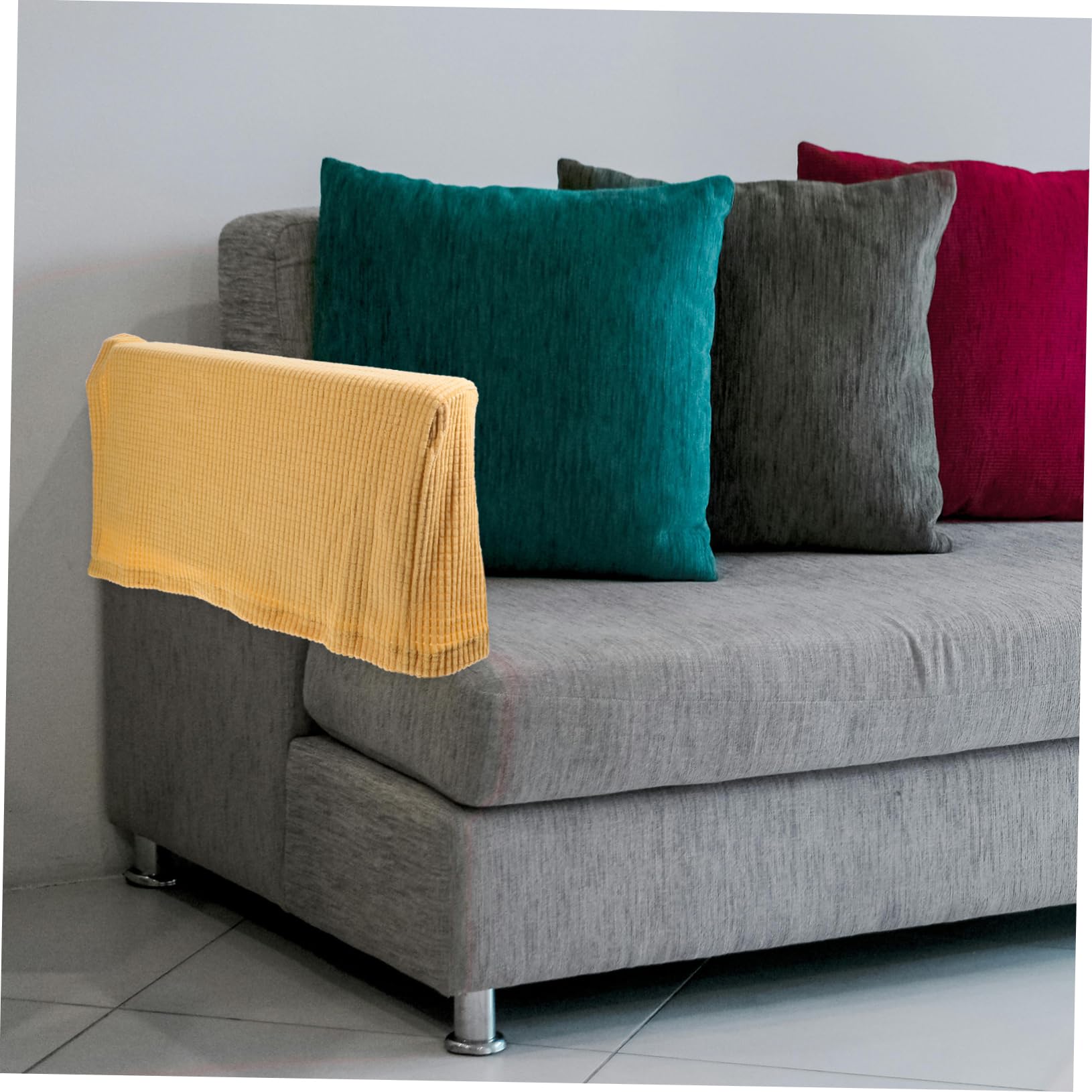 Ciieeo 3 Paare Armlehnenabdeckung Couch Stuhlhussen Sofa Arm Ärmel Stuhlarmschoner Stuhlarmlehnenbezug Sesselbezüge Elastische Armlehnenbezüge Universal- Polarfleece rutschfeste Abdeckung