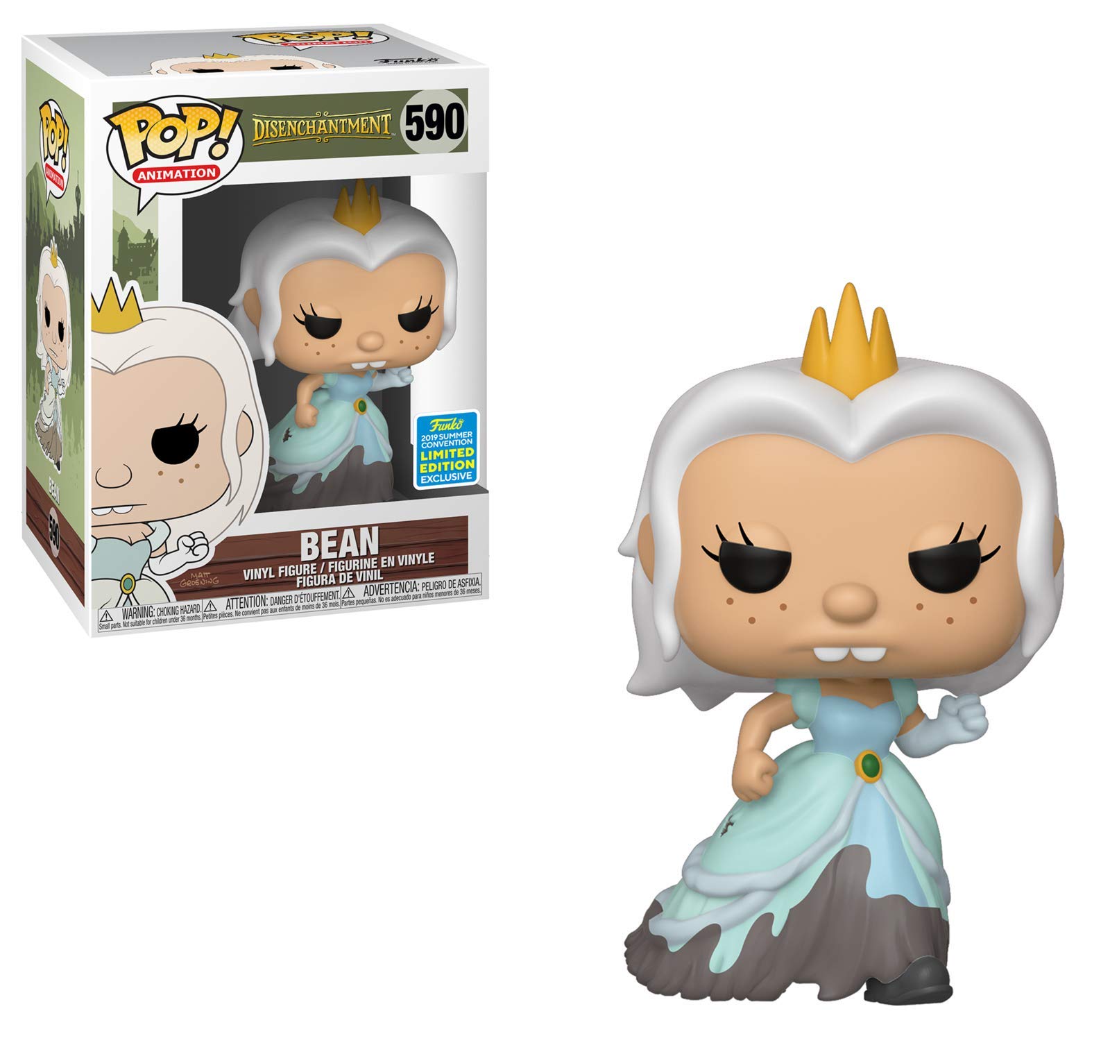 Funko Pop Disenchantment Princess Bean SDCC 2019 Shared Sticker Excluisve product thumbnail 3