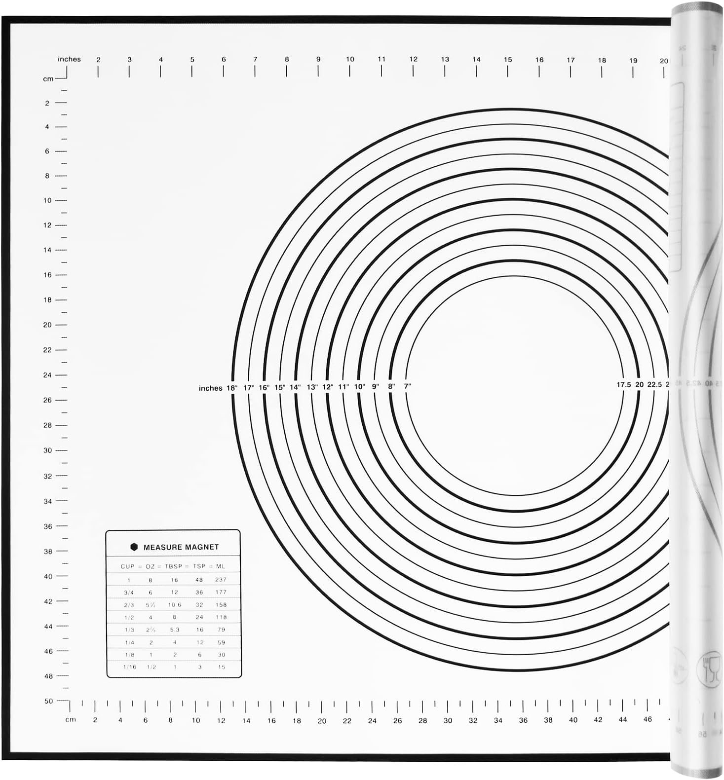 Silicone Pastry Mat 36 x 24 Inch Larger Silicone Baking
