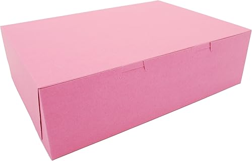 Miniatura 1 de Caja de cartón rosado con cierre y esquinera sin ventanas Southern Champion Tray (Múltiples tamaños disponibles), 100