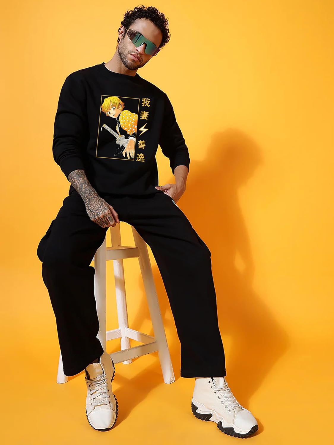 Hot Anime Demon Slayer Kimetsu No Yaiba Hoodies Agatsuma Zenitsu Printed Sweatshirt Streetwear Harajuku Long Sleeve Casual Pullover for Unisex Hot Anime Demon Slayer Kimetsu No Yaiba Hoodies Agatsuma Zenitsu Printed Sweatshirt Streetwear Harajuku Long Sleeve Casual Pullover for Unisex