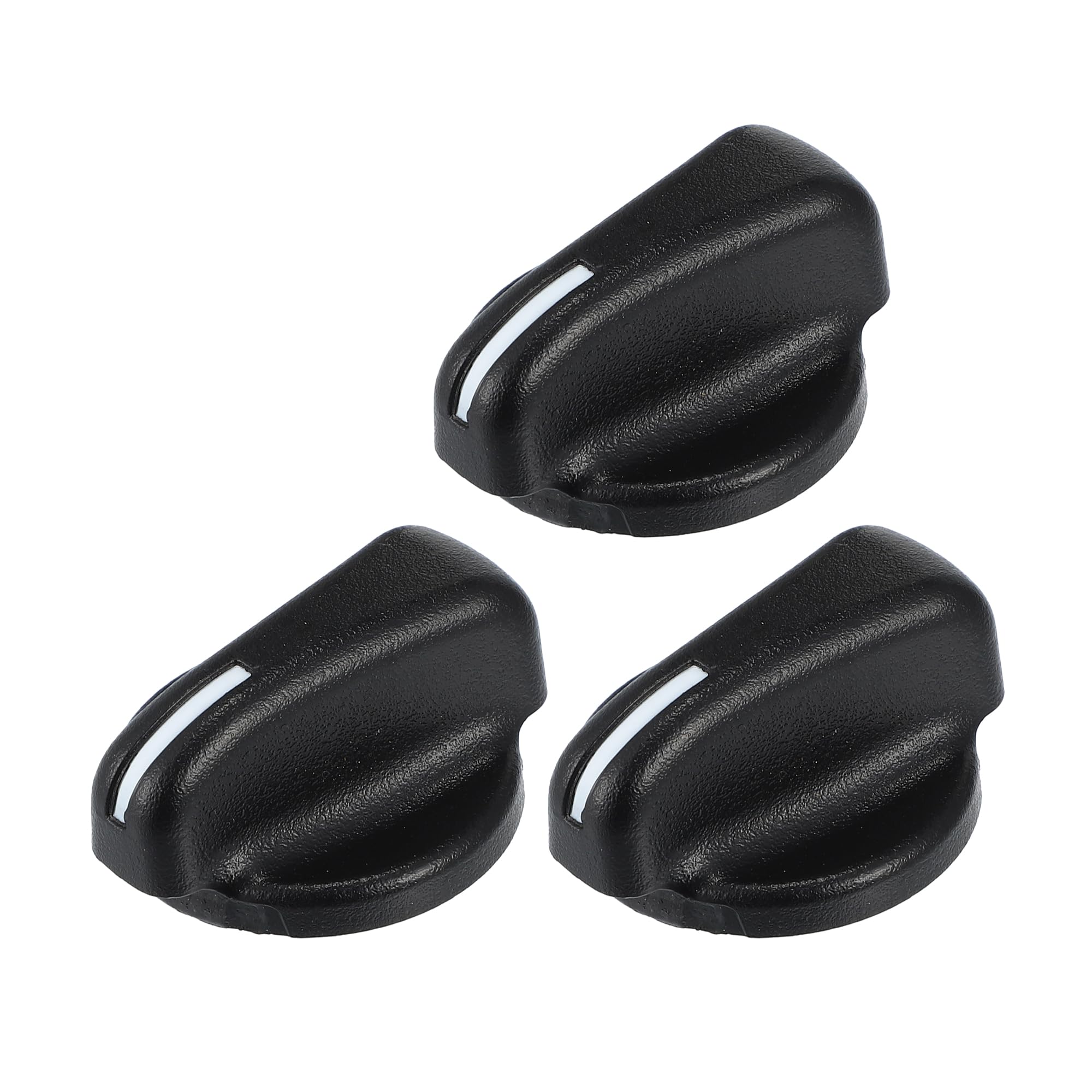 X AUTOHAUX 3 Pcs Car Control Knob 5011218AA A/C Temperature Control Knob for Jeep Wrangler 1999-2006