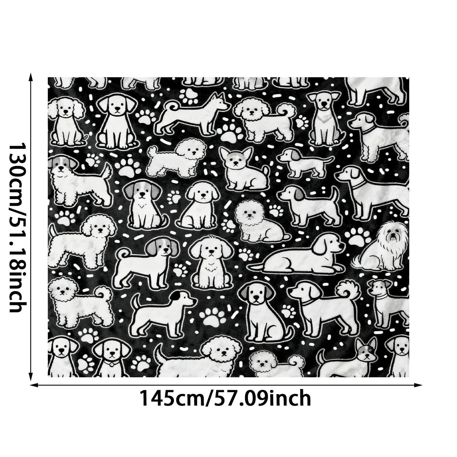 Generisch Pinta tu propia manta de pintura DIY Proyecto de arte lavable para regalos de temporada acogedores cumpleaños vacaciones con 24 pinceles 5 ml (B, talla única)