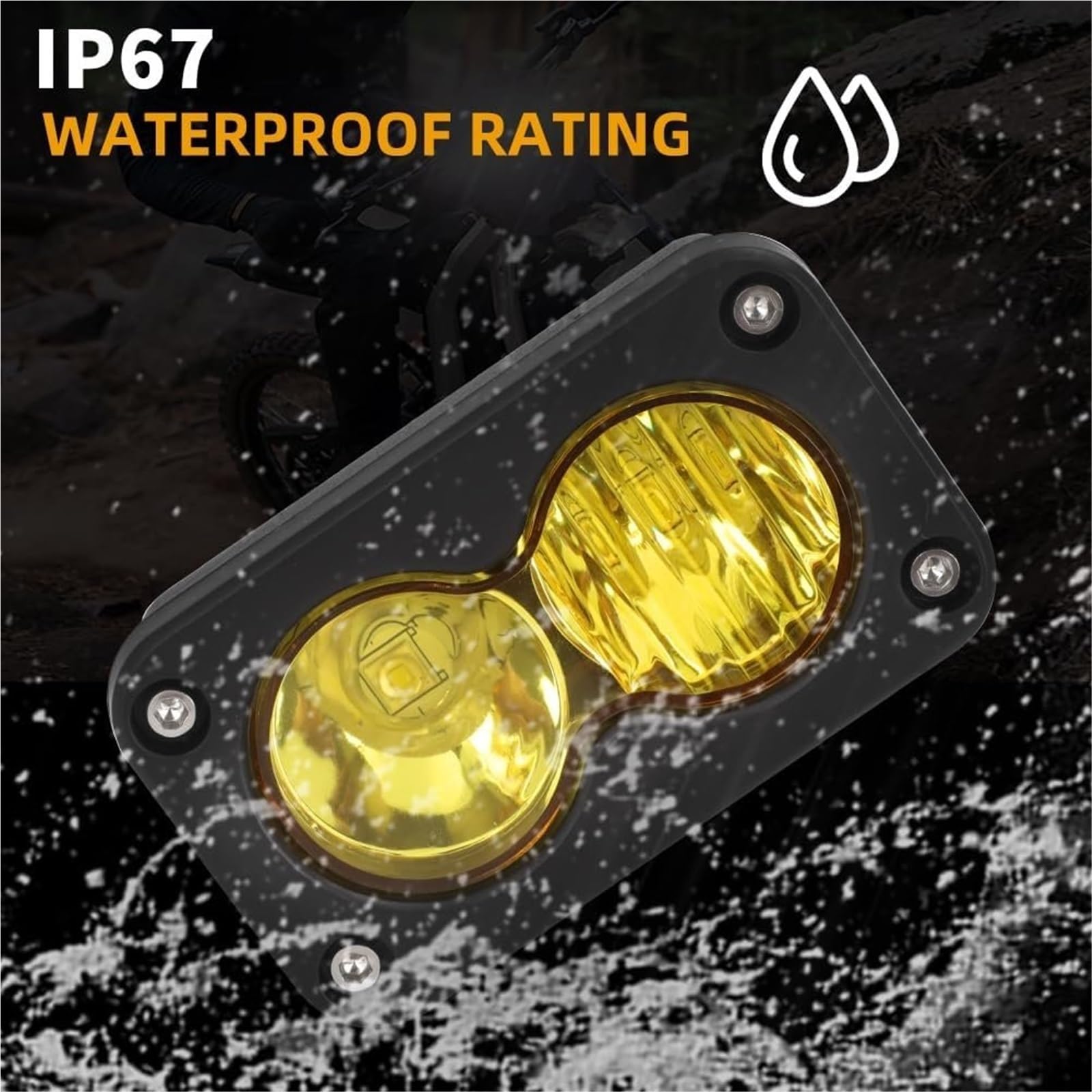 LED Fendinebbia Pod Universale Per Interruttore Fari LED Da 20 W Per Kit Combinato Faro Moto
