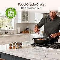 Vista 7 de ComSaf Frascos Mason Pequeños de 2 oz, 48 Piezas Mini Contenedores Mason, Frascos Pequeños para Conservas, Mini Frasco de Vidrio con Tapas