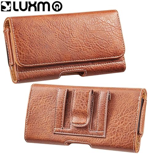 Miniatura 5 de Funda de transporte de cuero con trabilla para cinturón compatible con Galaxy Note 20 Ultra, Note20, S23 Ultra, S23 Plus, A14, A54 5G, iPhone14 15