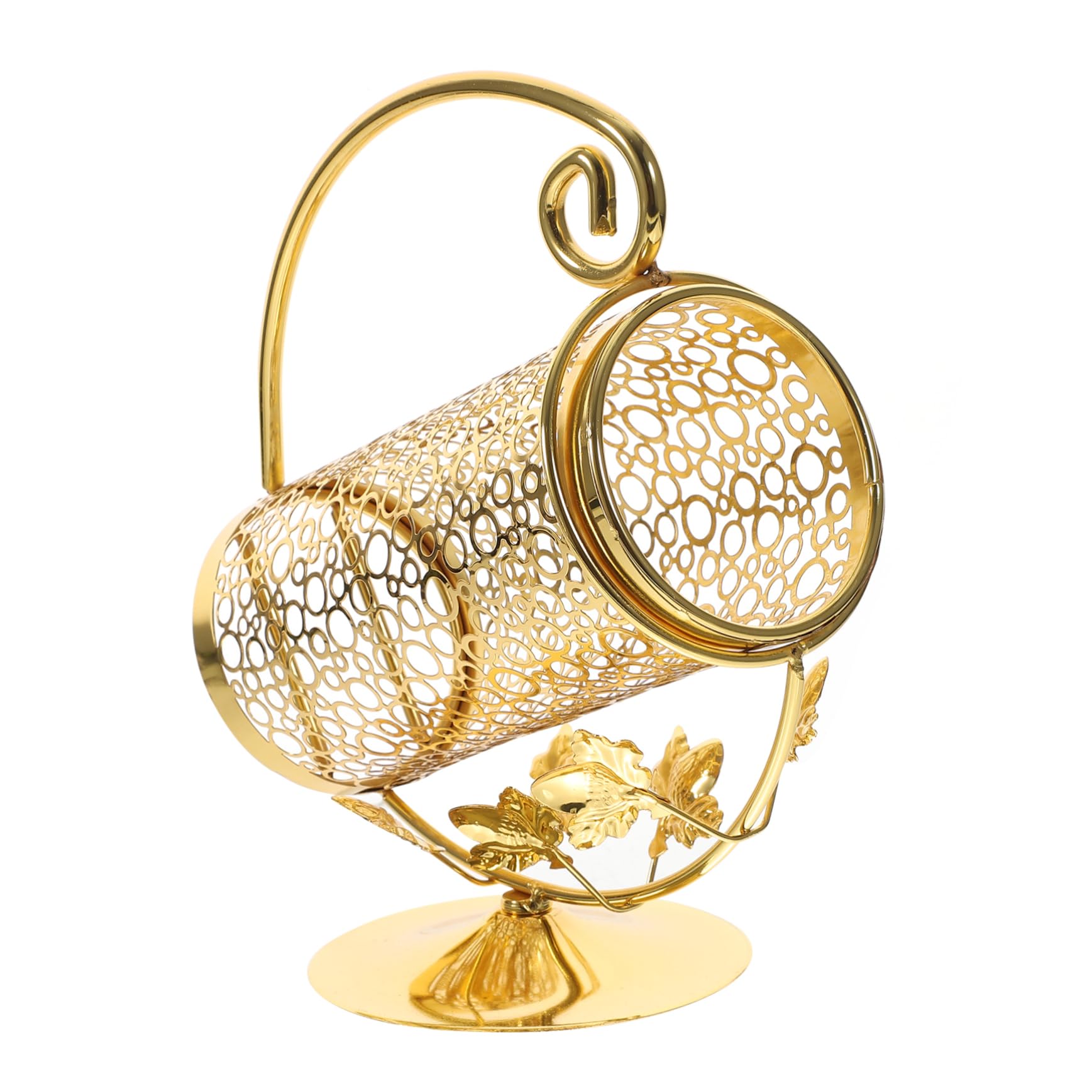 MUCKLILY Single Bottle Wine Rack Metal Wine Display Holder for Home Bar Restaurant Wine Bottle Stand with Smooth Edges for Safe Storage Elegant Design