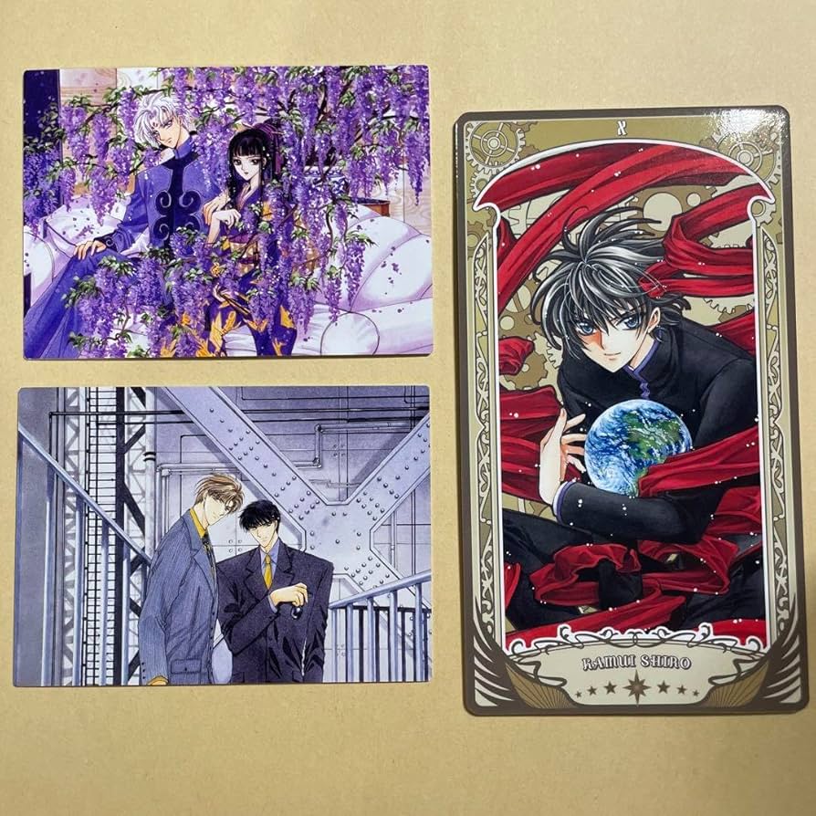 CLAMP X エックス スペシャルブライトカード no.3 司狼神威 CLAMP X トレーディングカード no.3 司狼神威 猫依 護刃 原画