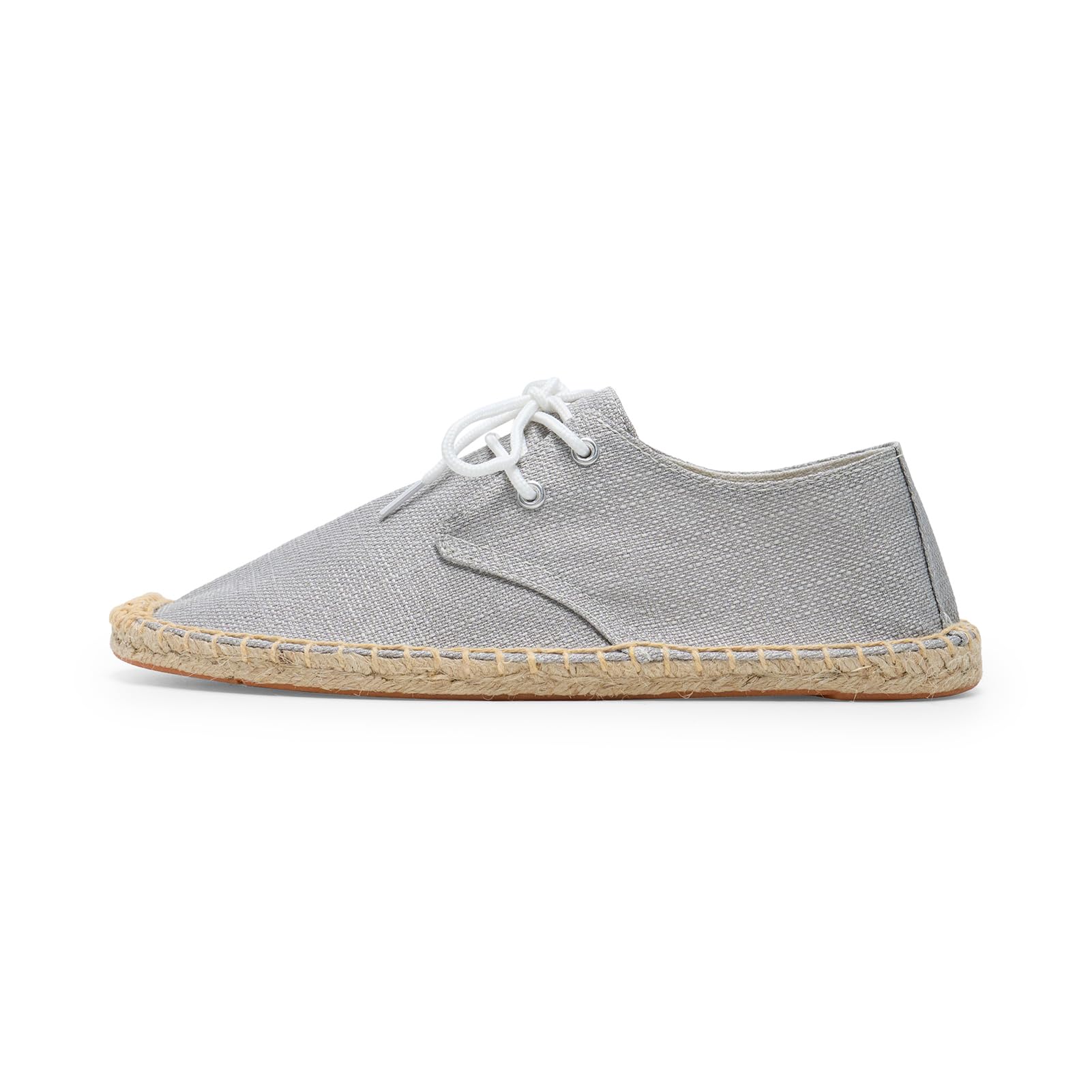 Alexis Leroy Alpargatas de Lona para Hombre Lace Up Espadrillas