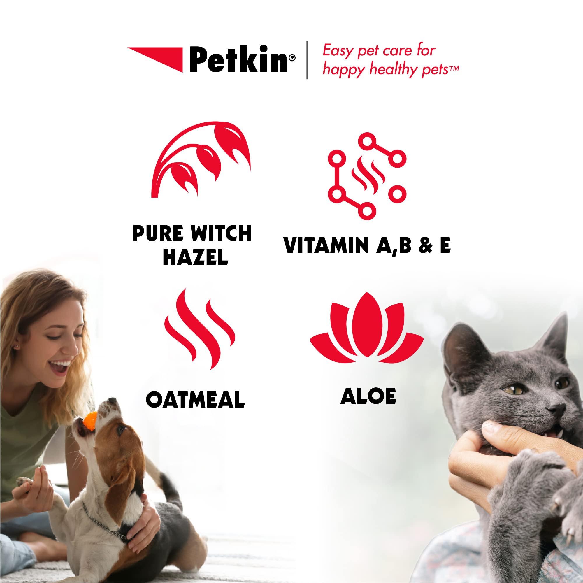 Amazon.co.jp: Petkin ペットキン 犬・猫用 痒いところをなめなくなる