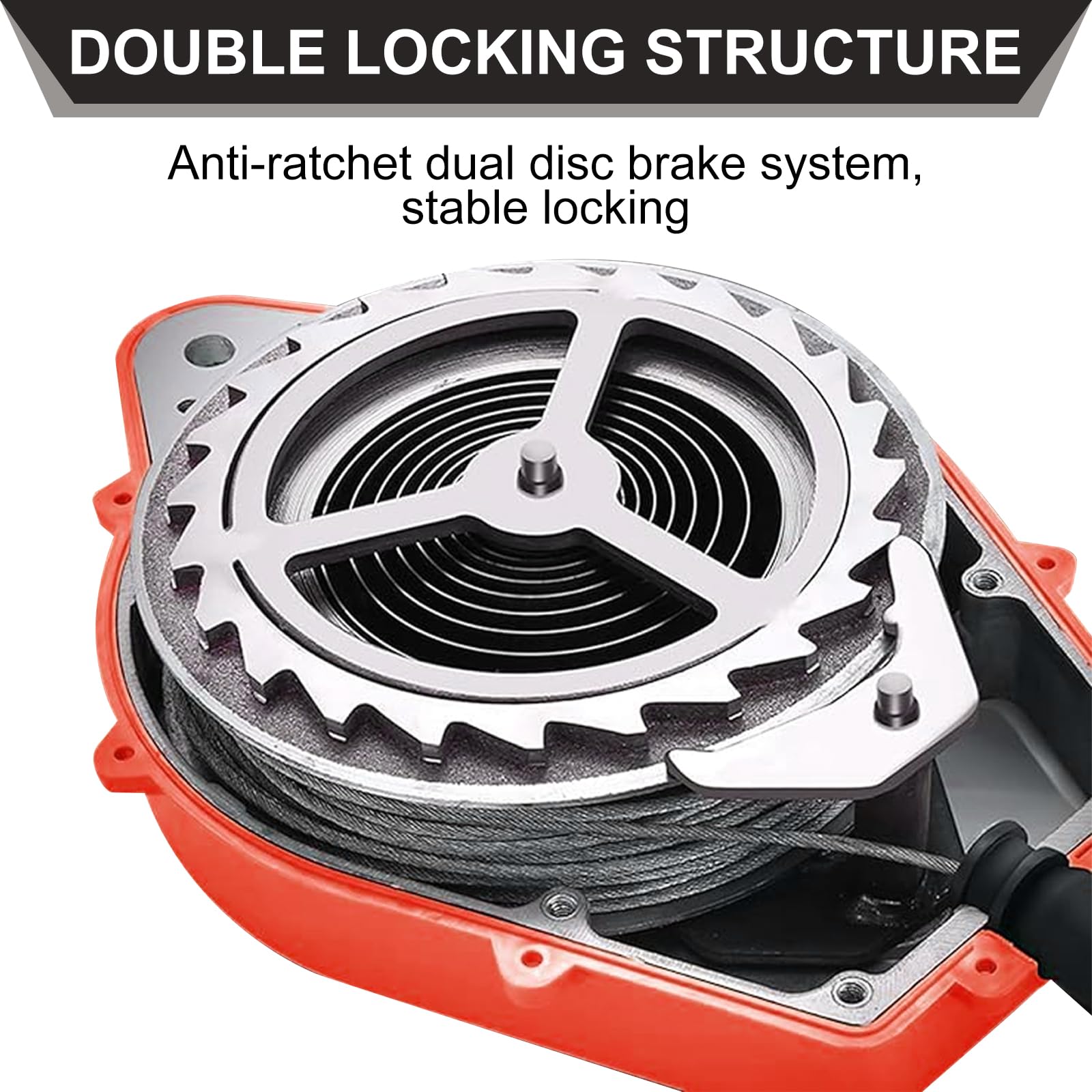 Dispositivo Anticaida Retráctil 200kg, Rojo, 10m | Anticaidas Retractil Seguridad Homologado, Linea de Vida Retractil con Gancho Autoblocante, Equipo de Trabajo en Altura