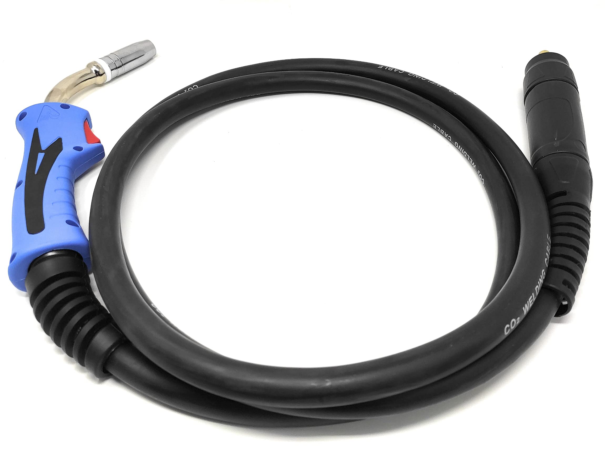 ELCAN Torcia per saldatura a filo professionale da 3 metri MIG MAG 25AK con connettore euro per saldatrice a gas semiautomatica raffreddata ad aria (torcia MB25)