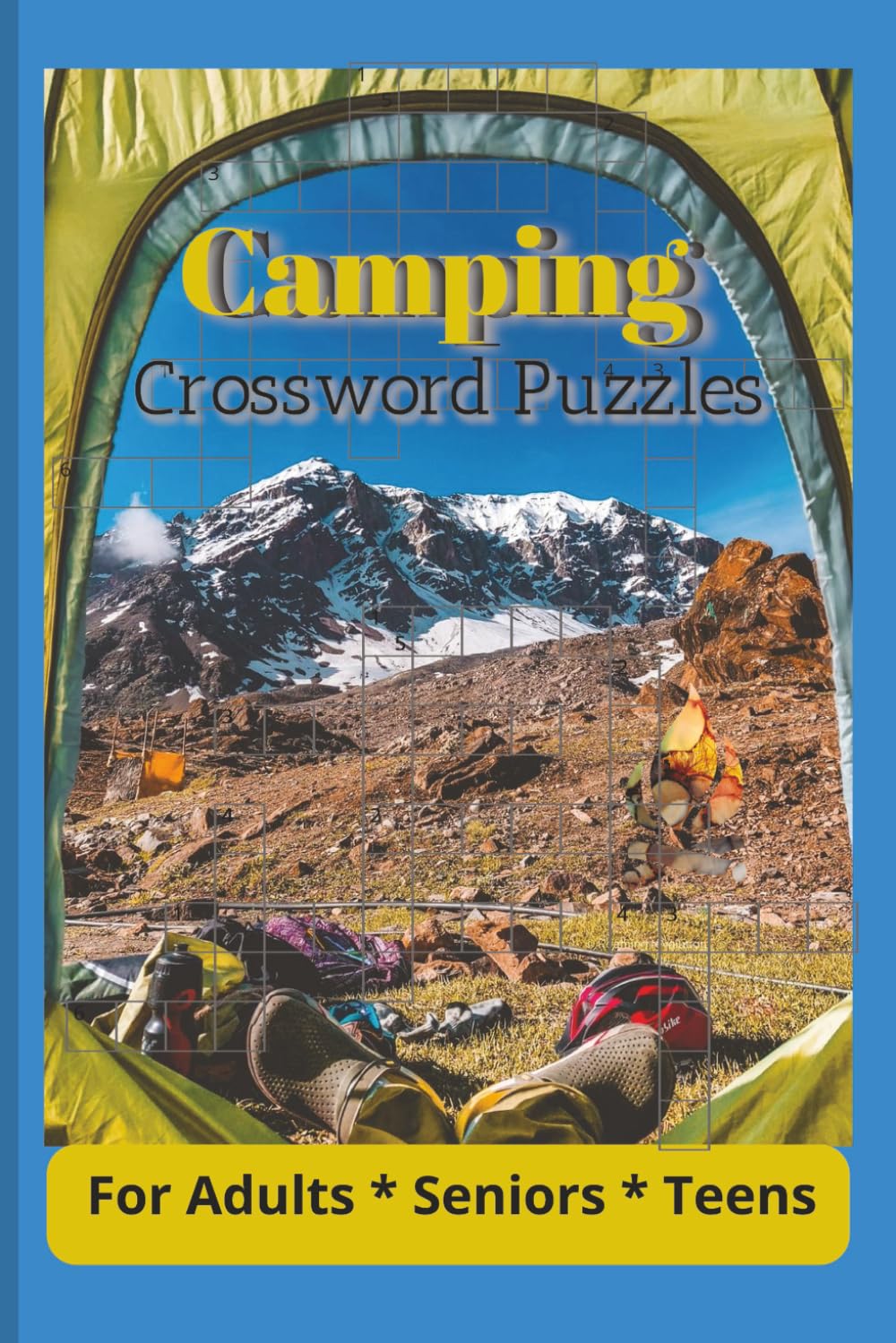 Camping Crossword Puzzles: Camping & Wildlife Crossword Puzzles with Solutions for Adults, Seniors & Teens