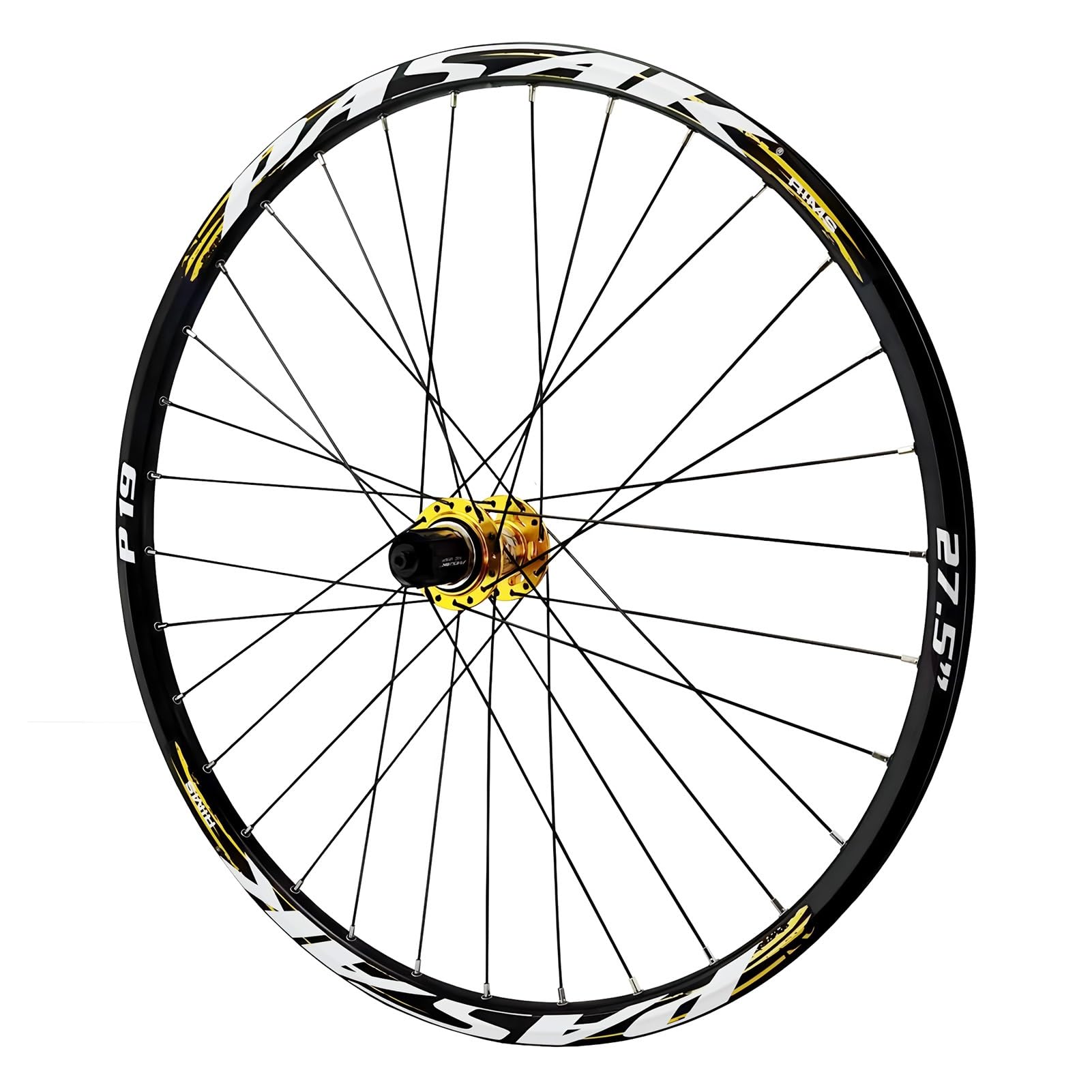 ZXGSXIOU Mountain Bike Wheelset 26/27.5/29", MTB Front Wheel Quick Release, HG Disc Brake Bicycle Rear Wheel, 32H fit 7-12 Speed Cassette