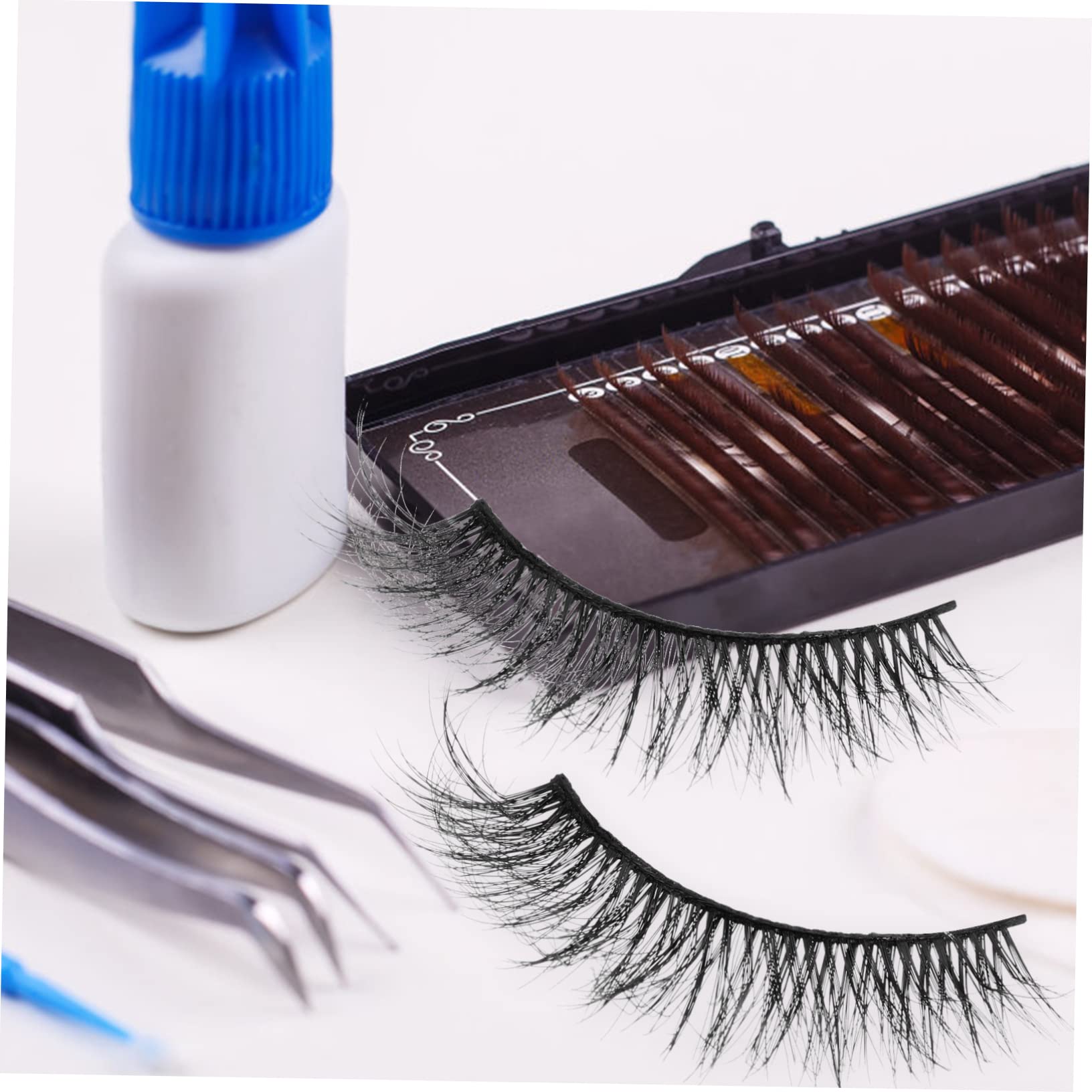 MAGICLULU 60pares Pestañas Postizas De Extensiones De Pestañas De Diseño Natural y Reutilizables Para y Hechas Mano Material y Cómodo