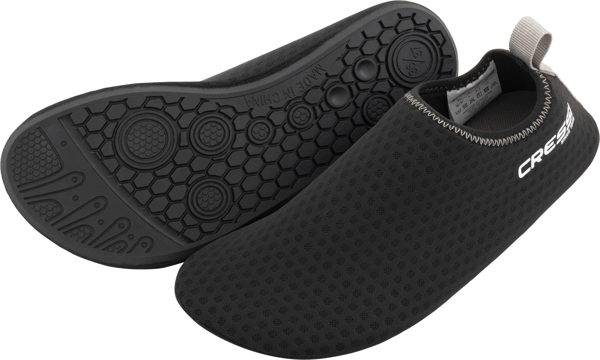CRESSI seit 1946 - Tropea Aqua Shoes - Neue Damensocken für Schutz, Bewegungsfreiheit und Absolute Vielseitigkeit im Wasser, Entwickelt für Pool, Aber auch Perfekt für den Meer - Türkis - 40/41