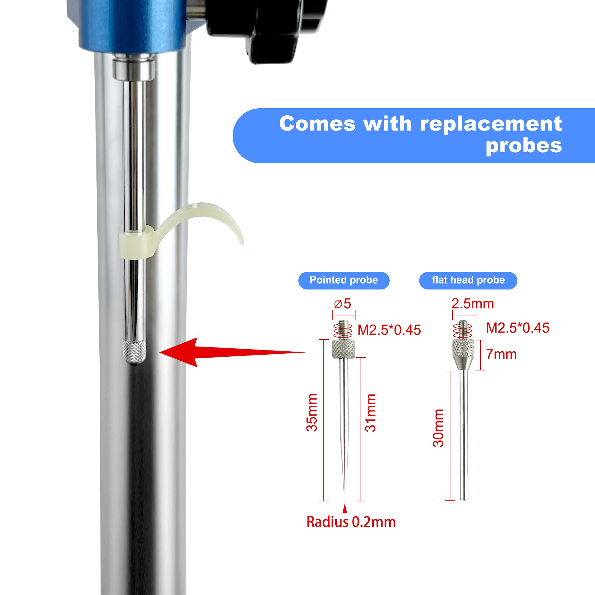 Calibro digitale di precisione, calibro digitale da 0,01 mm, strumento di misurazione metrico e imperiale, calibro elettronico con una gamma di 50,8 mm, per macchina CNC, misurazione di