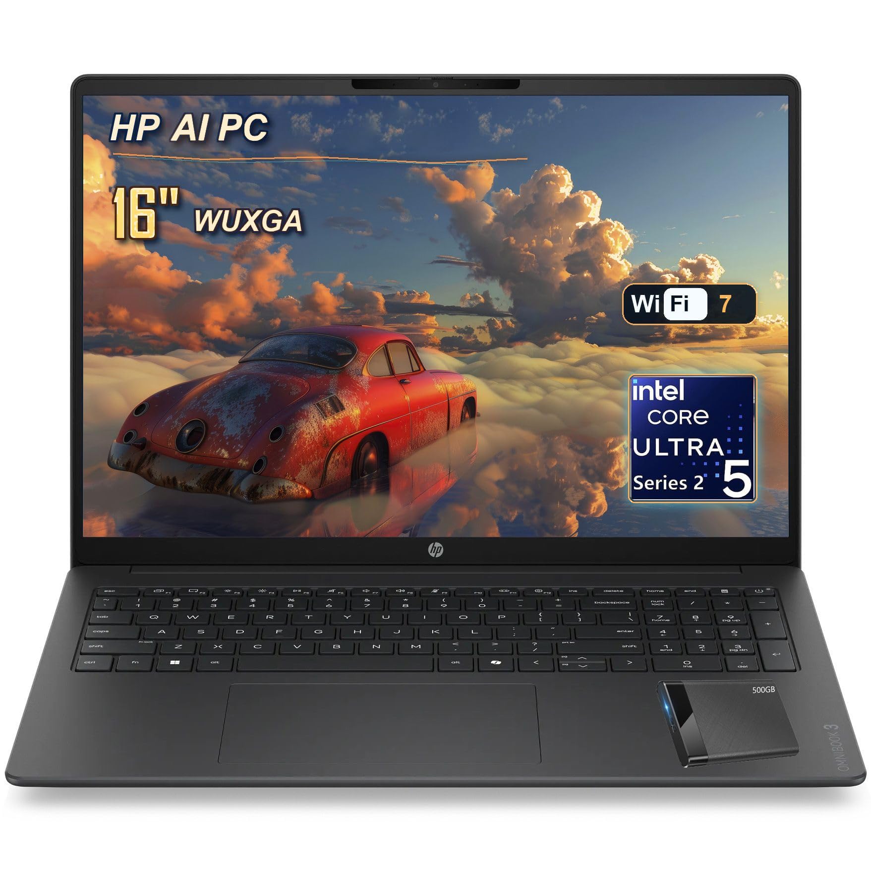 HP Pavilion 16" Touchscreen Business Laptop, Intel 12-Core Ultra 5 125U