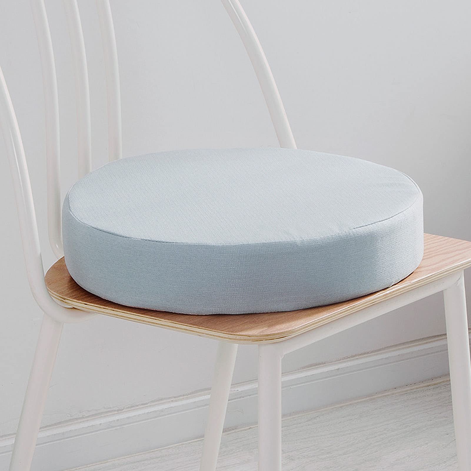 Coussin rond en lin pour tatami japonais et chaise de cuisine au confort doux