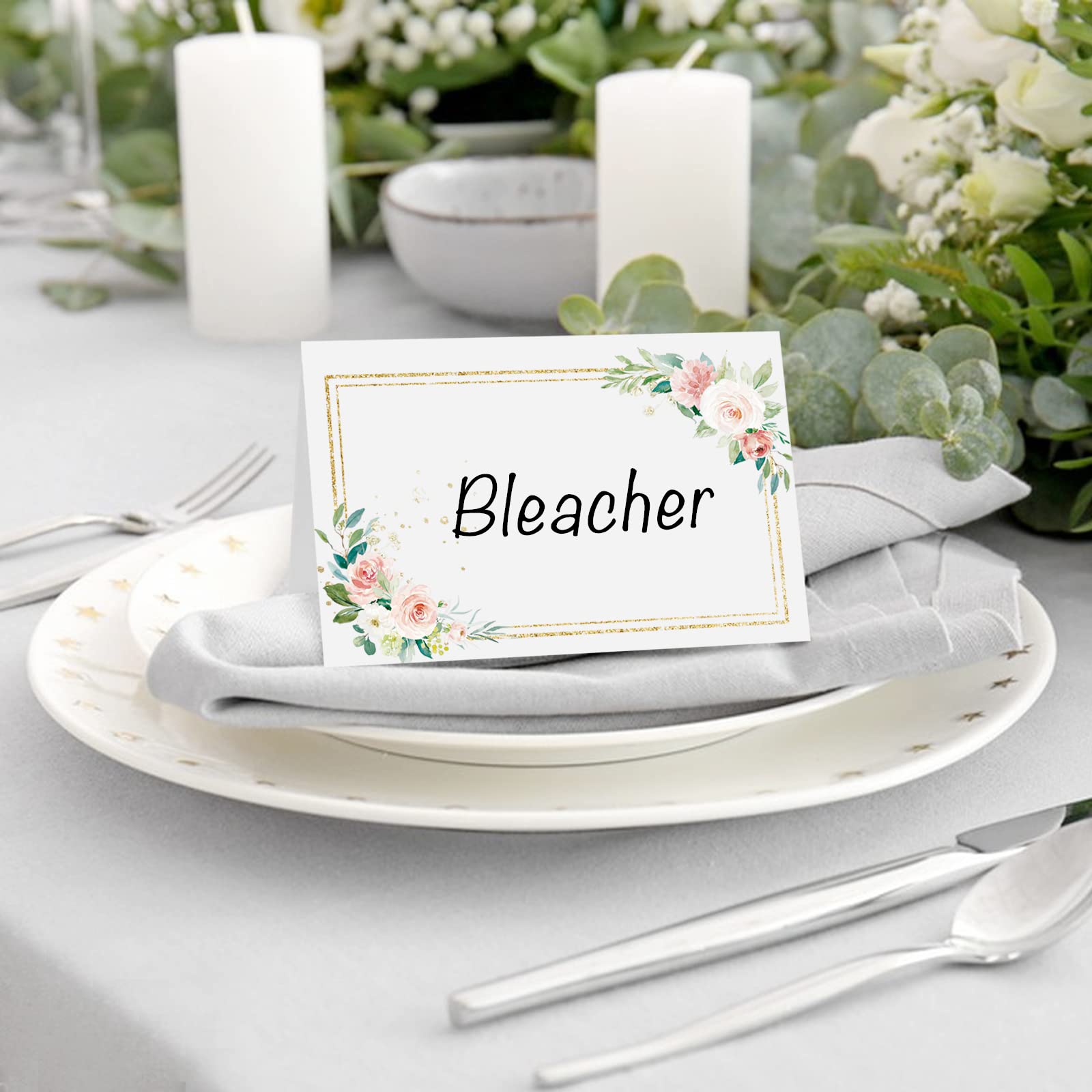 50 stuks bruiloft tafelkaarten met liefde hart snit design naamkaarten om te beschrijven, tafeldecoratie plaatskaarten voor bruiloft, verjaardag, vormsel, communie