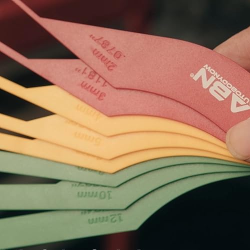 Miniatura 4 de ABN Juego de herramientas de 8 piezas de calibre SAE y métrico de revestimiento de freno