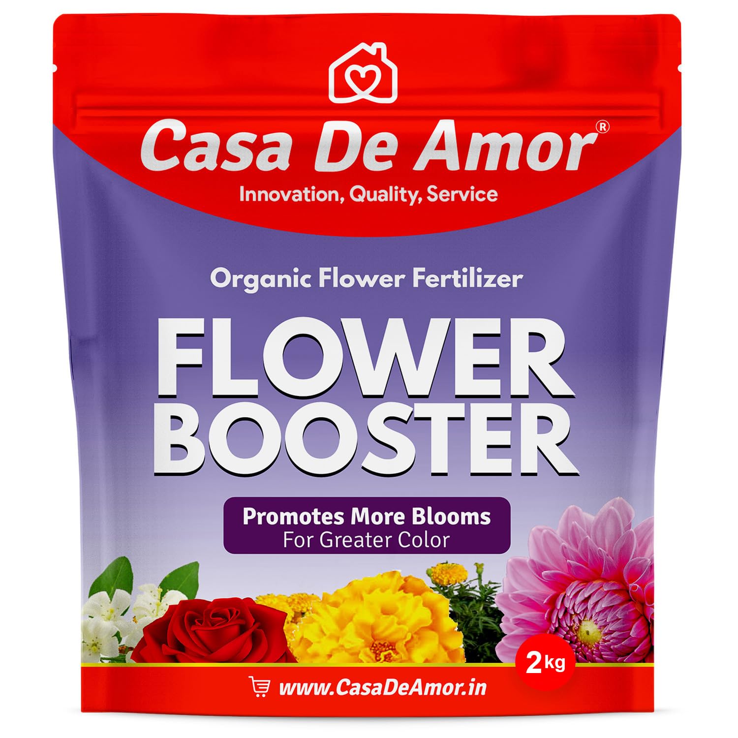 Flower Booster Special Essential Organic Fertilizer For Flowering Plants (2 Kg),Powder