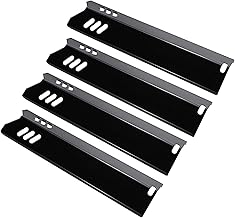 GFTIME 38cm Universal Brennerabdeckung für Grillchef, Landmann 12739, Jamie Oliver, Mr Gardener, Outback, Dyna-Glo, Backyard, Uniflame, Porzellanstahl Heizplatte, 4 Stück