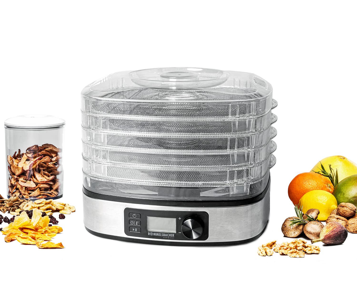 Rommelsbacher Dehydrator stainless steel black silver DA 350 (DA 350)