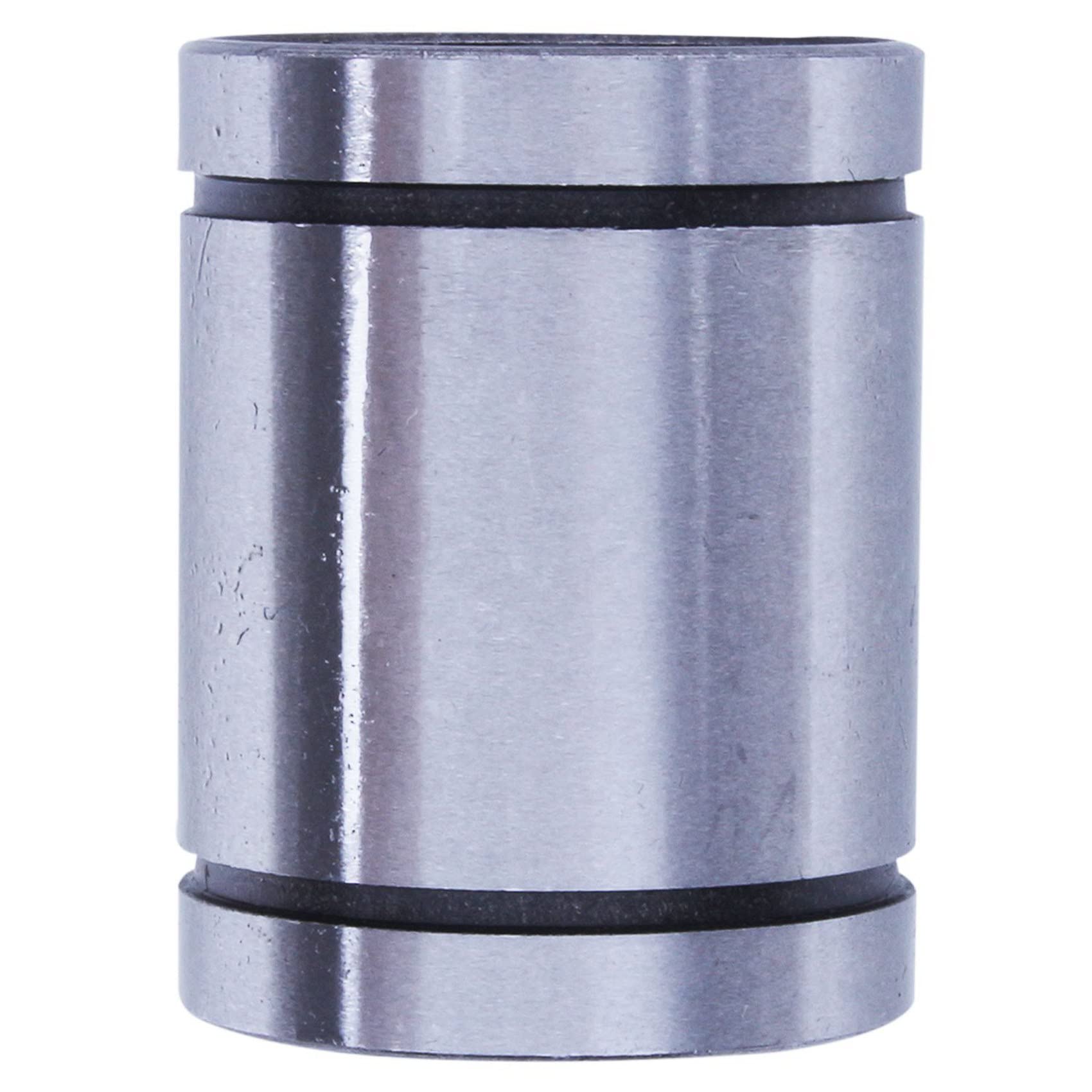 20X Lm20Uu 20mm Intérieur Dia Mouvement Linéaire À Billes Roulement Roulement Bague Argent